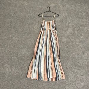 Free People striped maxi dress